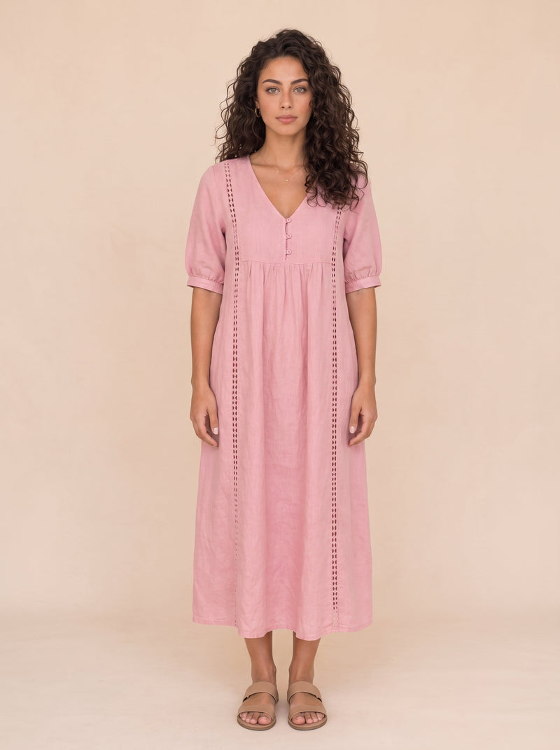 Vestido Gelsomina Rosa — 1