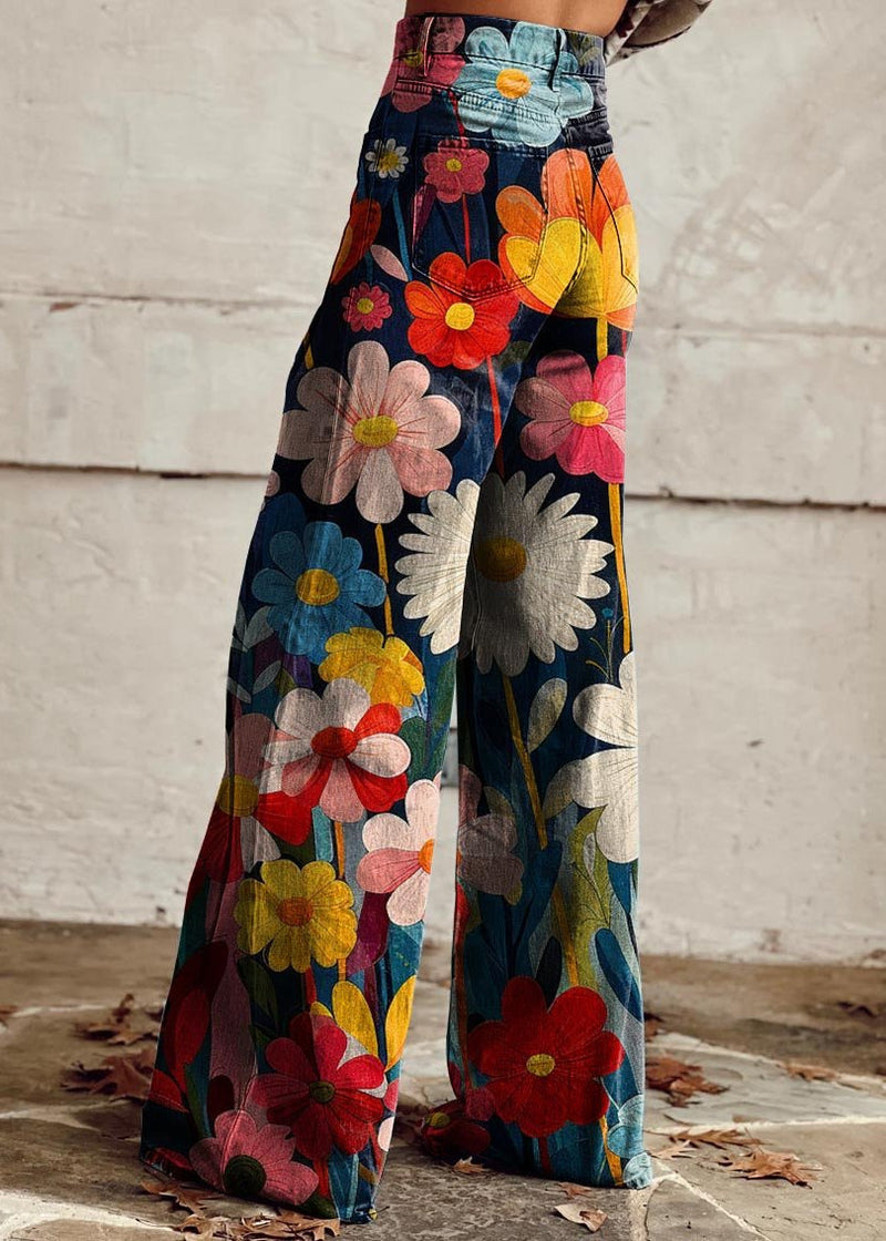Pantalón Fioranda · Stampa floreale — 1