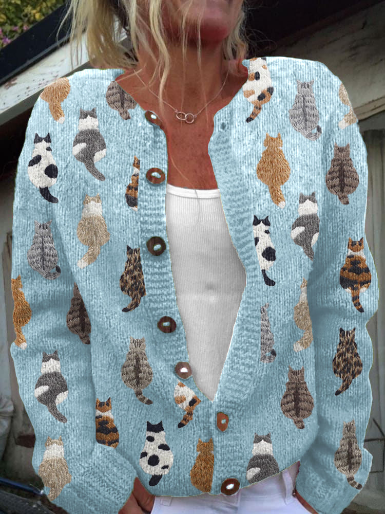 Cárdigan Lelia · Azul — 1