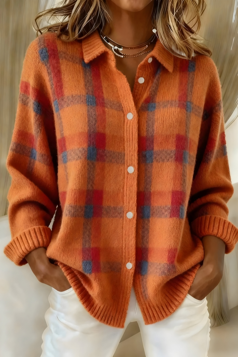 Cárdigan Leonilde · Naranja — 1
