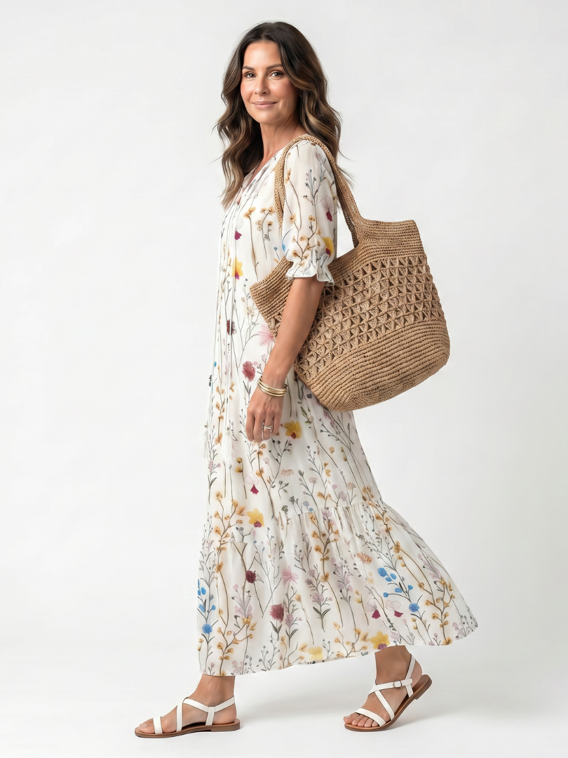 Vestido Marcellina · Blanco — 2