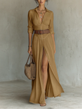 Vestido Ilarana · Marrón — 1