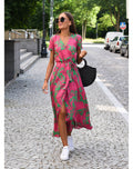 Vestido Nevella · Rosa fuerte — 1