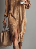 Vestido Germana · Marrón oscuro — 1