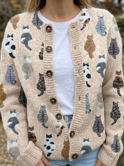 Cárdigan Lelia · Beige — 1