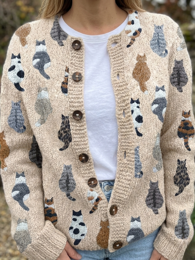 Cárdigan Lelia · Beige — 1