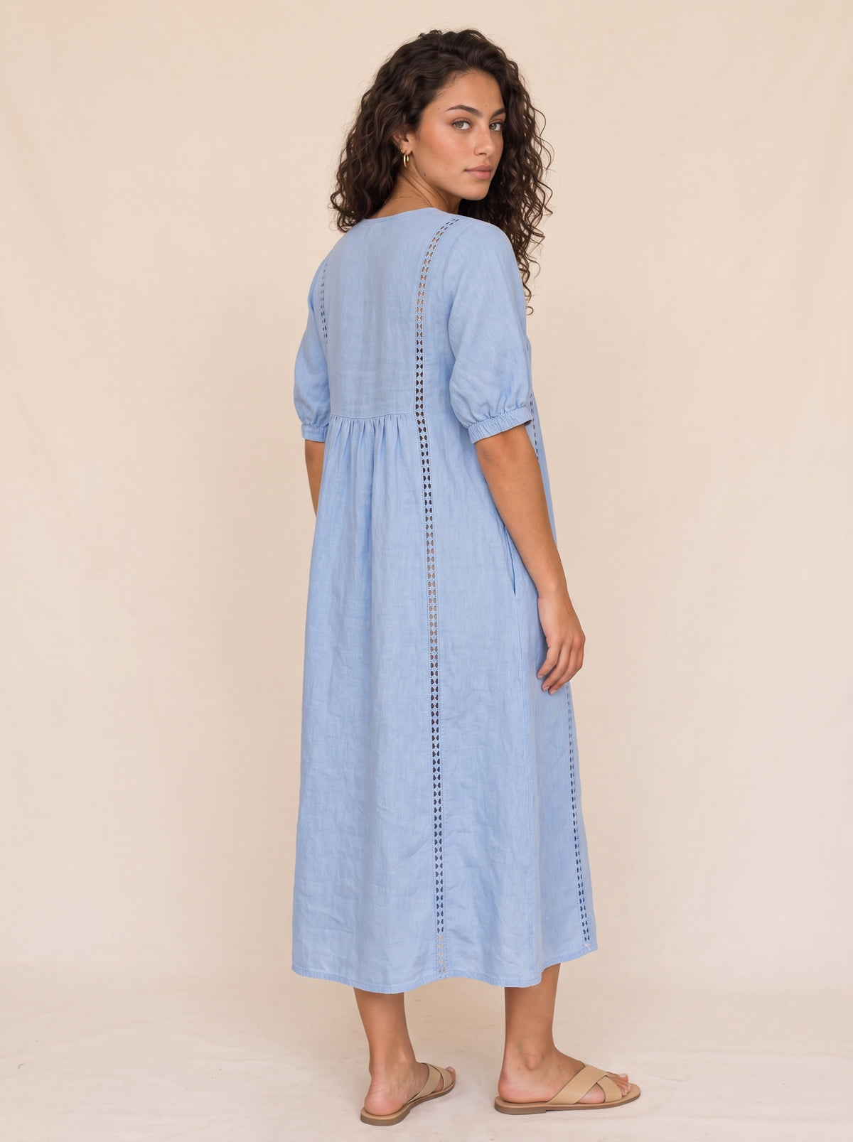 Vestido Gelsomina Celeste — 3