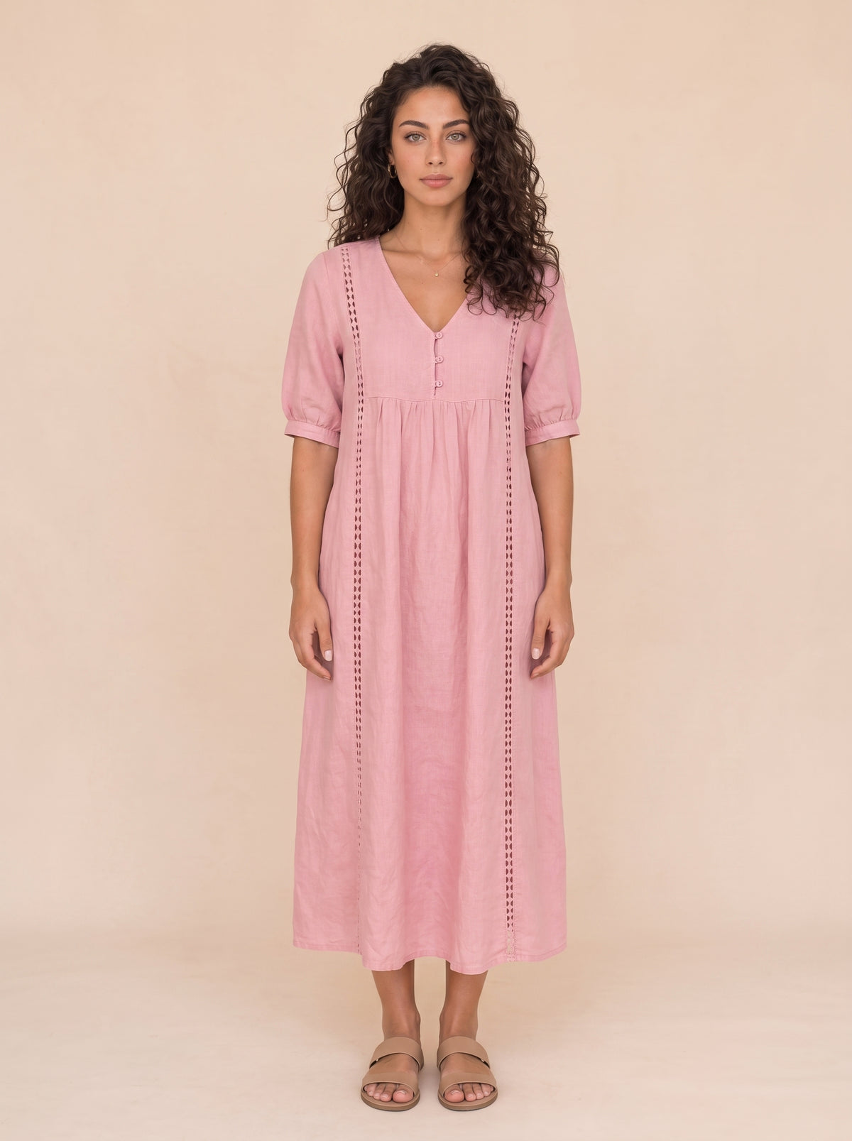 Vestido Gelsomina Rosa — 1