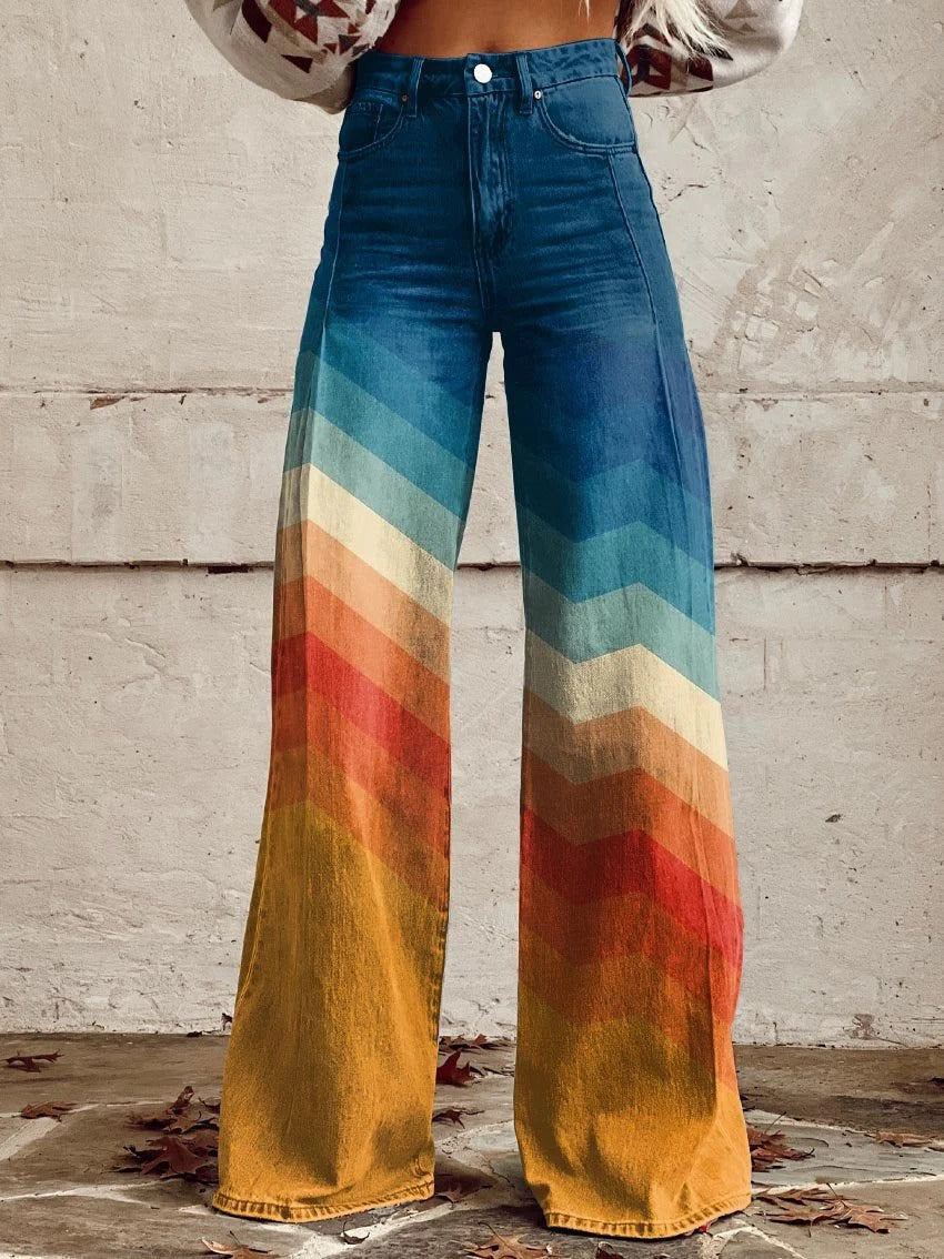 Pantalón Fioranda · Stampa ondulazione — 3