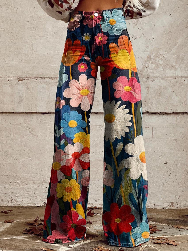Pantalón Fioranda · Stampa ondulazione — 1
