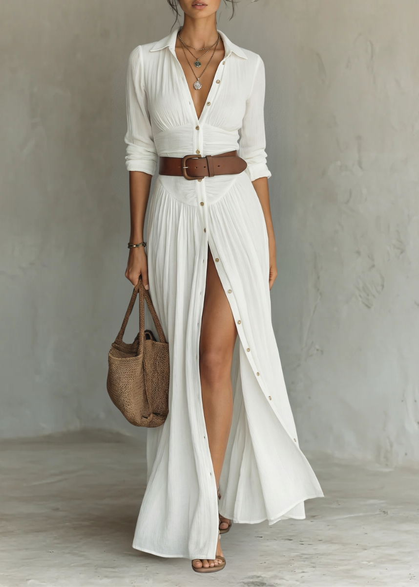 Vestido Ilarana · Blanco — 1