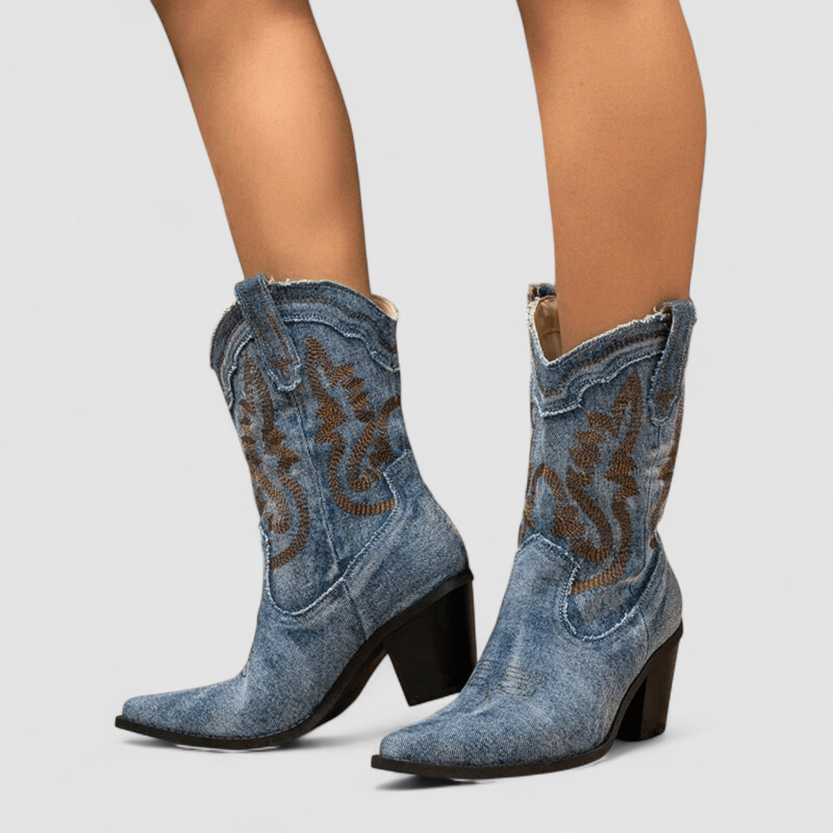 Botín Ninfa · Denim blue — 4