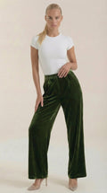 Pantalón Alvora · Verde oscuro — 1