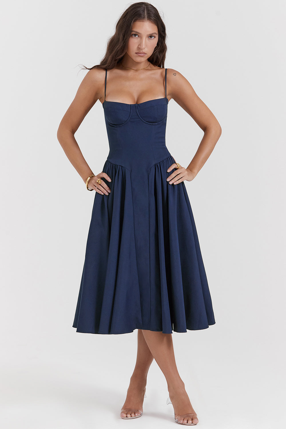 Vestido Nevanda · Azul marino — 1